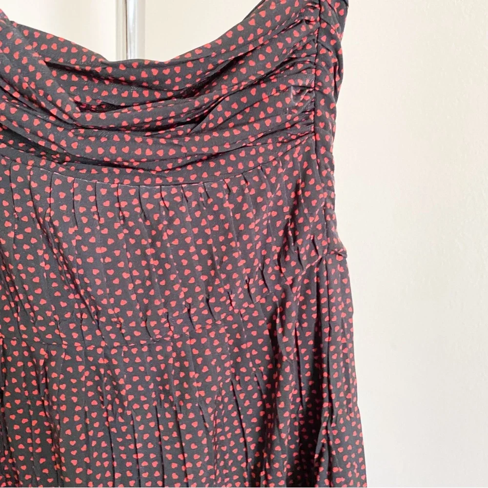 New Black and Red Alexis One Shoulder “Luksa” Mini Dress Sz Large - Picture 4 of 8
